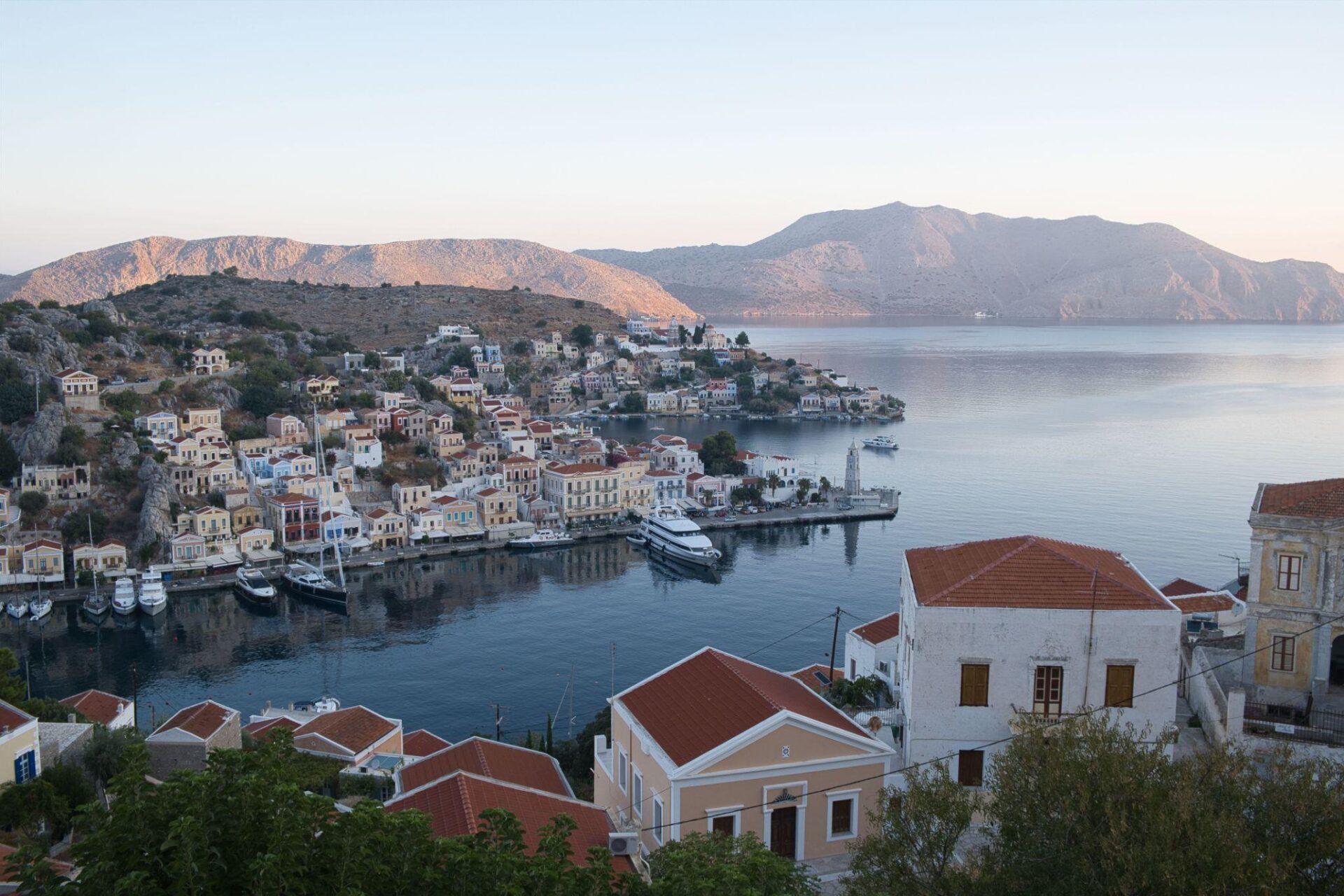 Docking at Symi harbor
